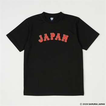 侍ジャパンロゴTシャツ メンズ(クロ-M)