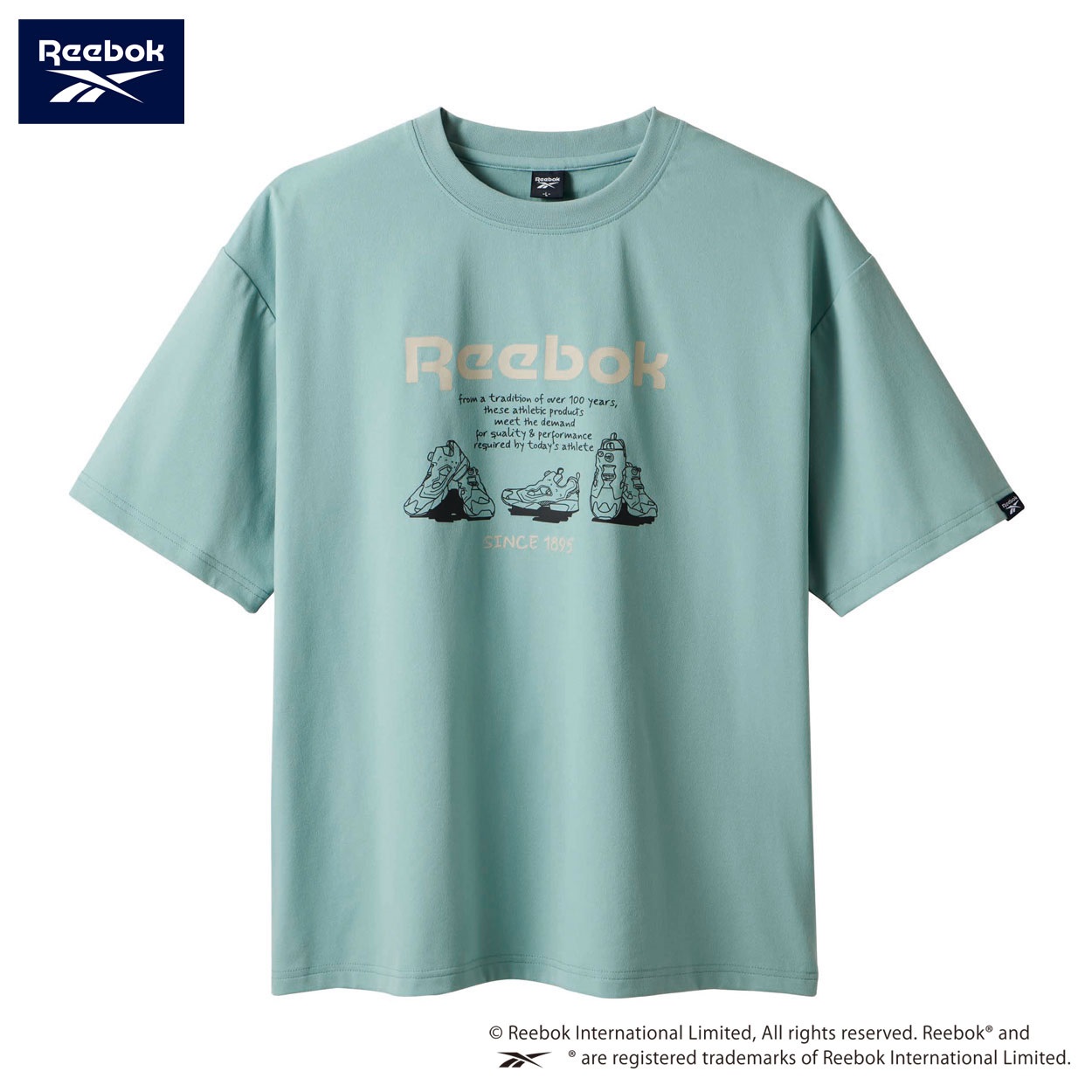 Reebok(リーボック) 綿タッチプリントTシャツ メンズ | イオンスタイル