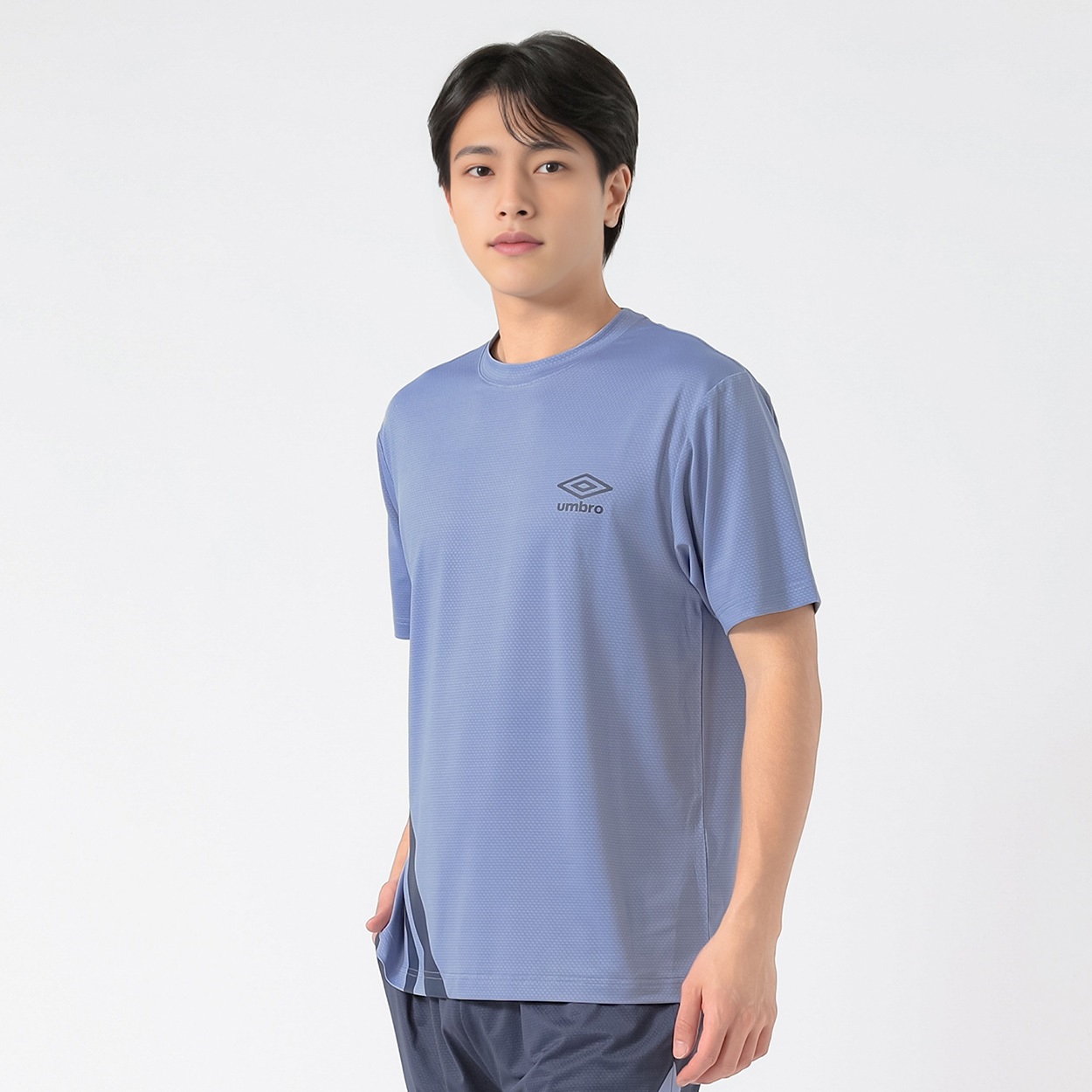 UMBRO(アンブロ) 冷感Tシャツ メンズ(ウスムラサキ-M)