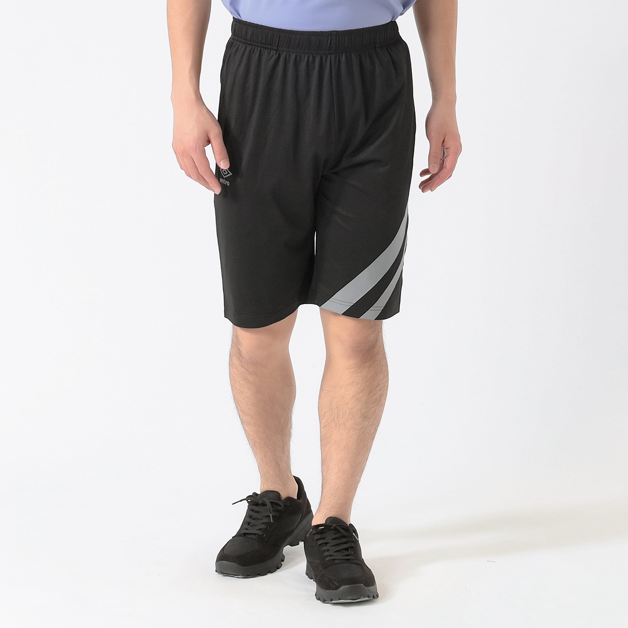 UMBRO(アンブロ) ショートパンツ メンズ(クロ-XL)