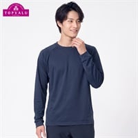 ピースフィットウォームクルーTシャツ 保温 ストレット ＵＶカット メンズ(コイアオ-S)