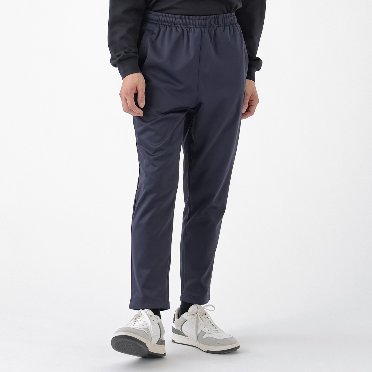 ロングパンツ 裏起毛スムース 股下66cm メンズ(コイアオ-L)