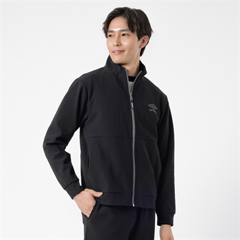 UMBRO(アンブロ) UMBROストレッチジャケット メンズ(クロ-M)