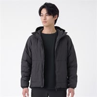 パーカー HEAT薄中綿ジャケット メンズ sporsium(スポージアム)(クロ-M)