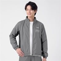 FILA(フィラ) トラックジャケット ダイヤリップ裏フリース UVケア 再帰反射 メンズ(ウスクロ-M)