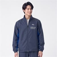 FILA(フィラ) トラックジャケット ダイヤリップ裏フリース UVケア 再帰反射 メンズ(コイアオ-M)
