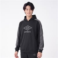 UMBRO(アンブロ) カノコキモウプルパーカー 裏起毛 メンズ(クロ-M)