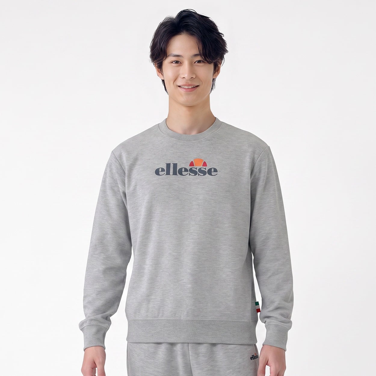 エレッセダンボールスウェットクルー メンズ(ウスクロ-2XL)
