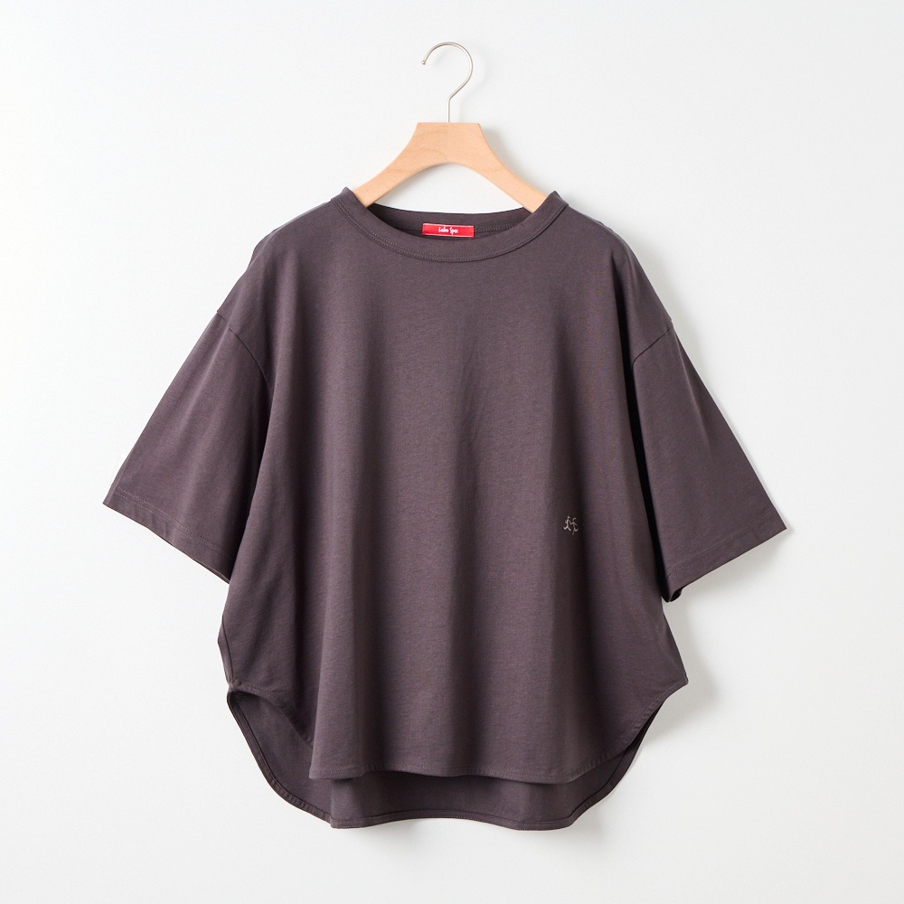 美品OBLI スカラップネック ブラック 長袖 フリルニット/ブラック | TOPS | OBLI