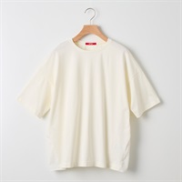 【ポイント20倍対象商品】20天竺 後布帛切替えTシャツ レディス Labo Spec(ラボスペック)(シロ-S)