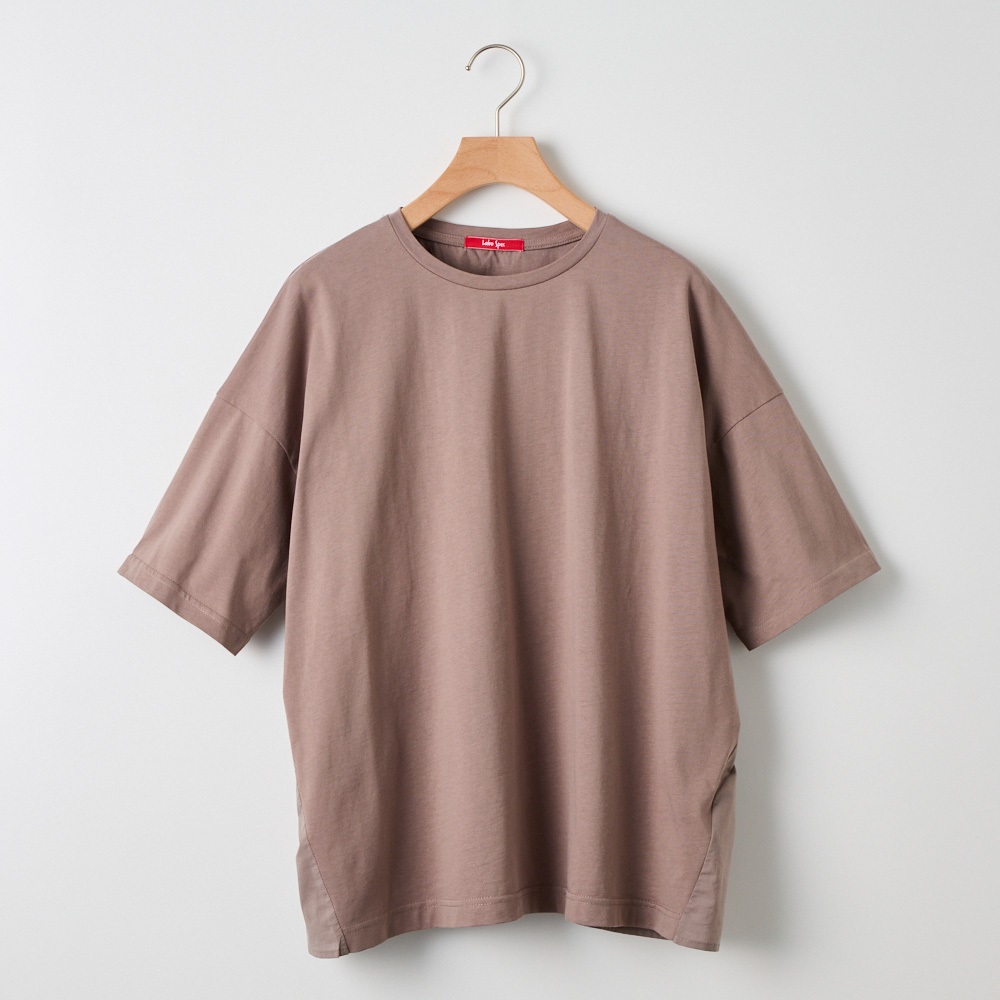 【ポイント20倍対象商品】20天竺 後布帛切替えTシャツ レディス Labo Spec(ラボスペック)(ウスクロ-M)