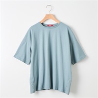 【ポイント20倍対象商品】20天竺 後布帛切替えTシャツ レディス Labo Spec(ラボスペック)(アオ-S)