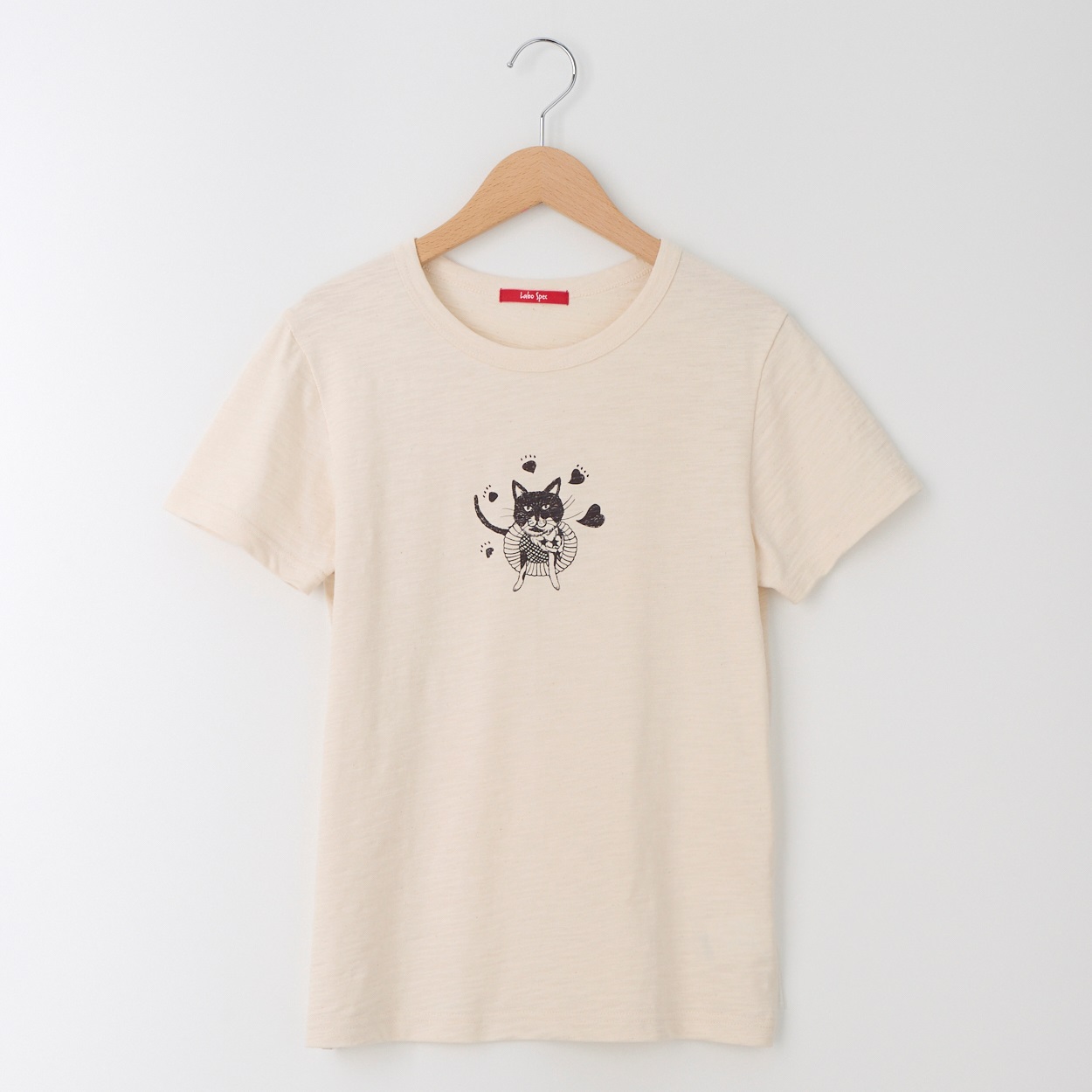 【ポイント20倍対象商品】こなすちゃんプリントTシャツ レディス Labo Spec(ラボスペック)(キナリ-S)