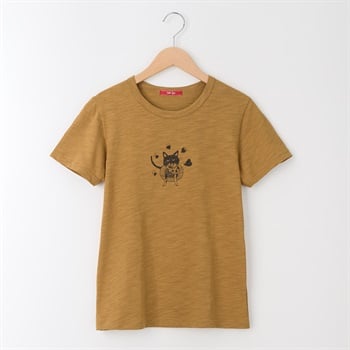 【ポイント20倍対象商品】こなすちゃんプリントTシャツ レディス Labo Spec(ラボスペック)(シナモン-S)