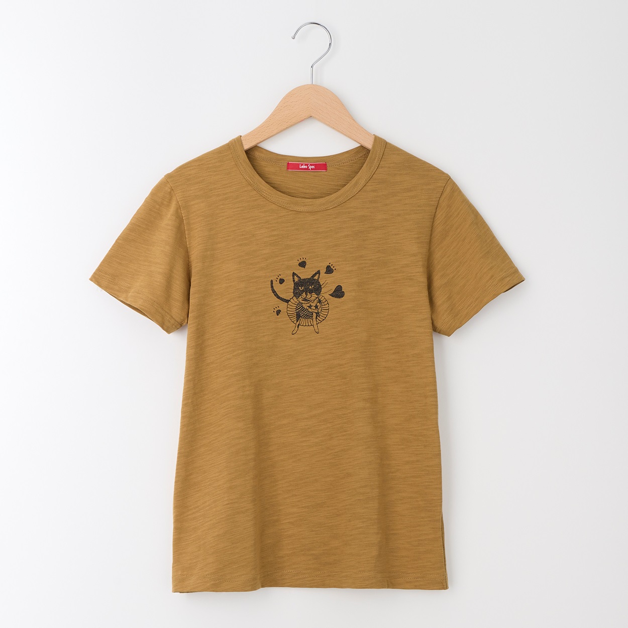 【ポイント20倍対象商品】こなすちゃんプリントTシャツ レディス Labo Spec(ラボスペック)(シナモン-XL)