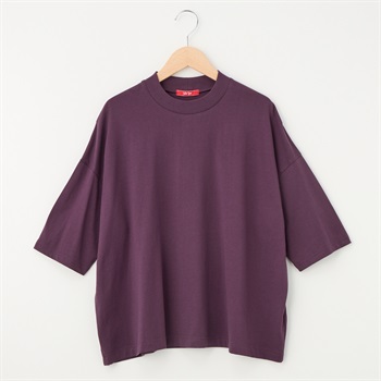 レディス 天竺 5分袖ヤッコTシャツ Labo Spec(ラボスペック) 777814007(ムラサキ-S)