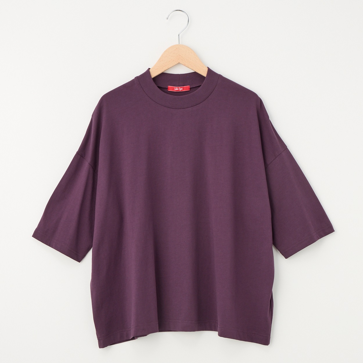 レディス 天竺 5分袖ヤッコTシャツ Labo Spec(ラボスペック) 777814007(ムラサキ-M)