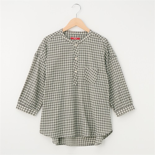 レディス 初秋チェック かぶりブラウス Labo Spec(ラボスペック) 777824004