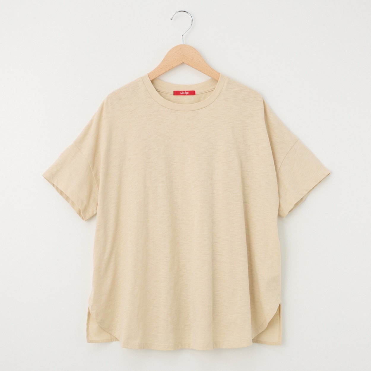 レディス スラブ天竺 布帛切替えTシャツ Labo Spec(ラボスペック