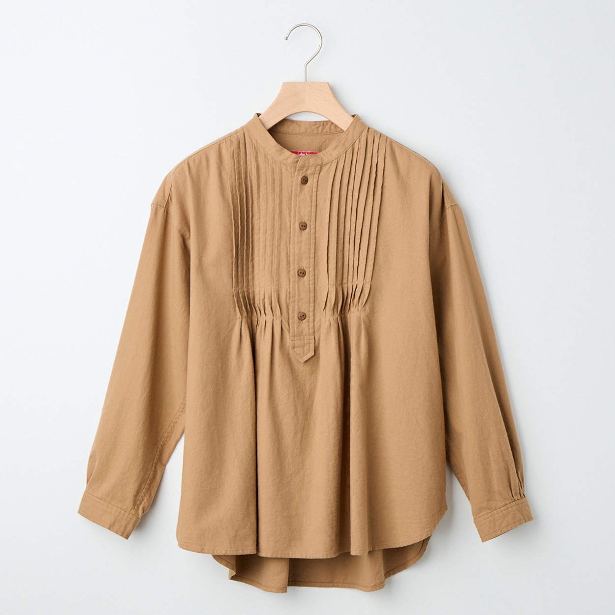 メゾンホテル☆ピンタックブラウス レディス 起毛メランジ ピンタックブラウス Labo Spec(ラボスペック