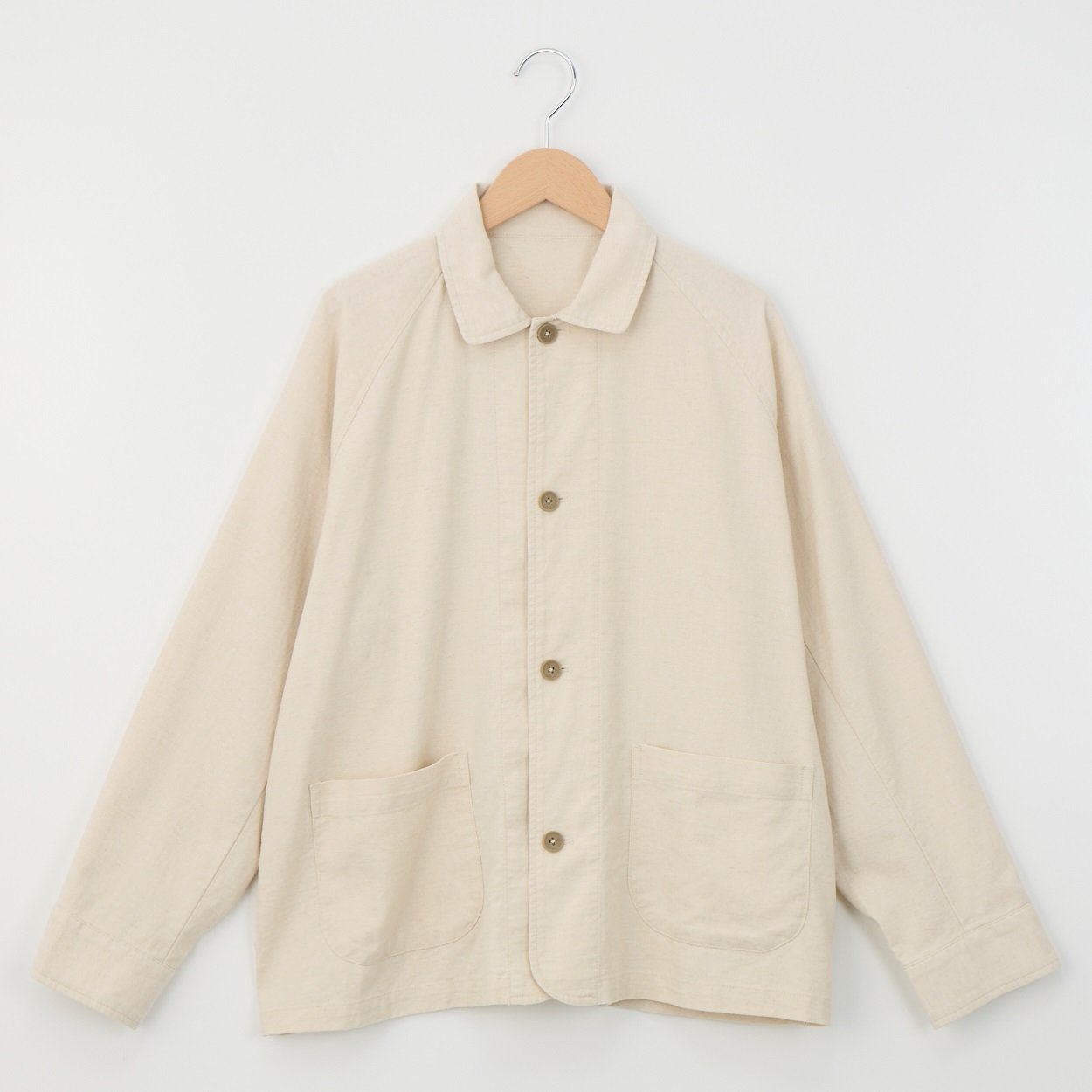 レディス ライト綿麻カルゼ ラウンドカラージャケット Labo Spec(ラボ