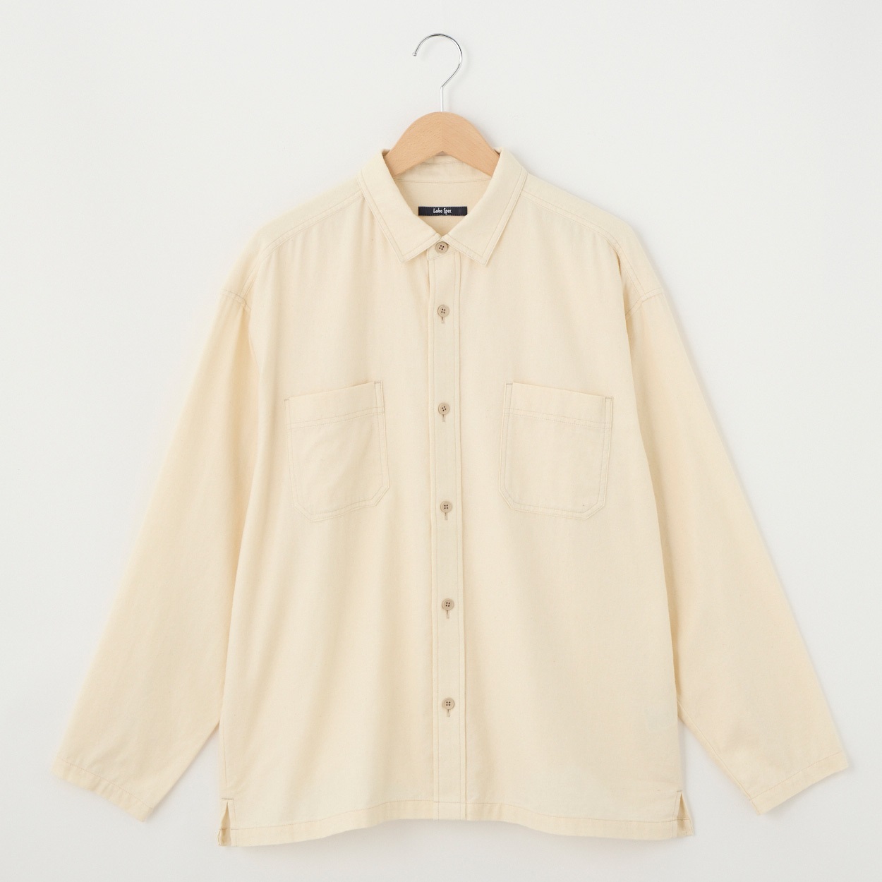 メンズ 起毛シャンブレー オーバーシャツ Labo Spec(ラボスペック