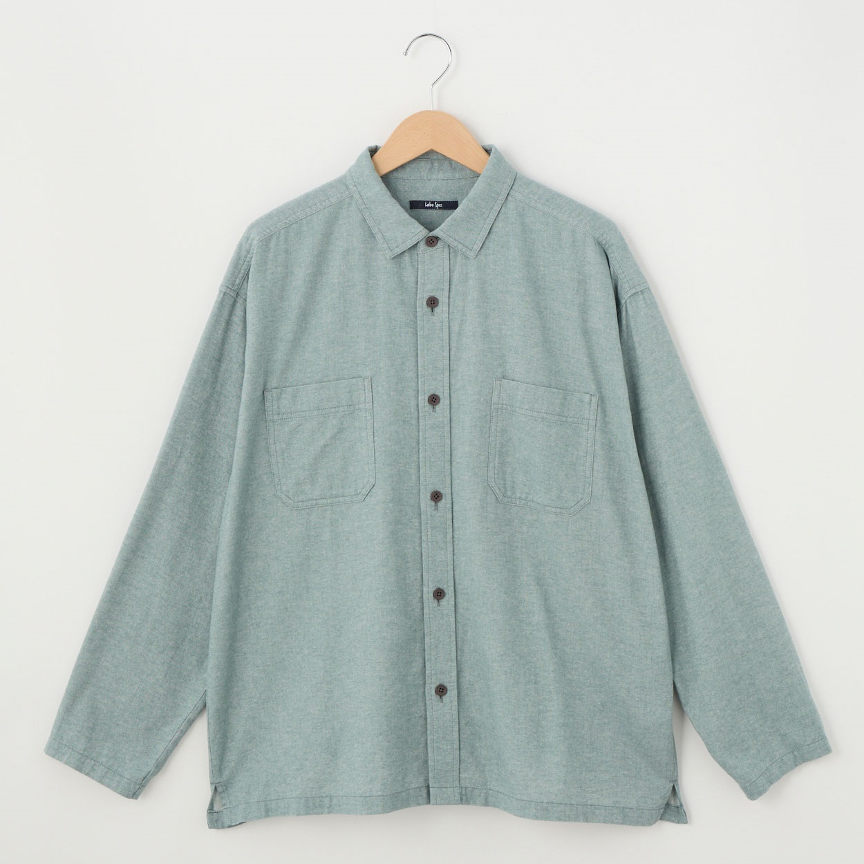 メンズ 起毛シャンブレー オーバーシャツ Labo Spec(ラボスペック
