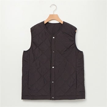 45R ナイロンキルトベスト　金茶　サイズ2 メンズ ダルナイロン キルトベスト Labo Spec(ラボスペック) 777654044