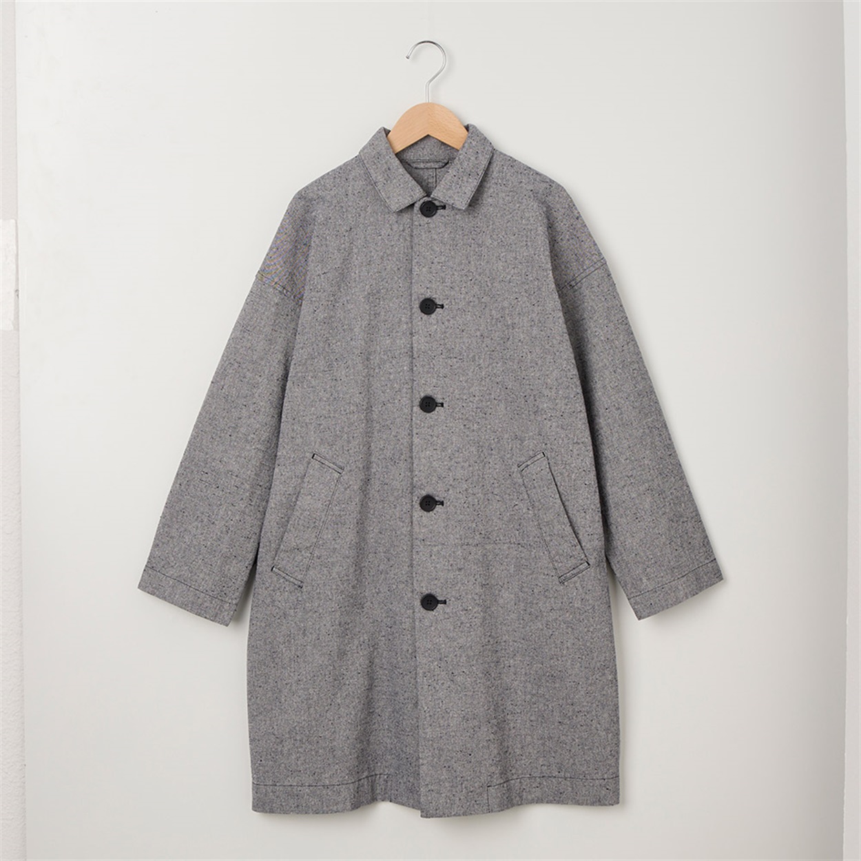 レディス ネップシャンブレー ステンカラーコート Labo Spec(ラボ