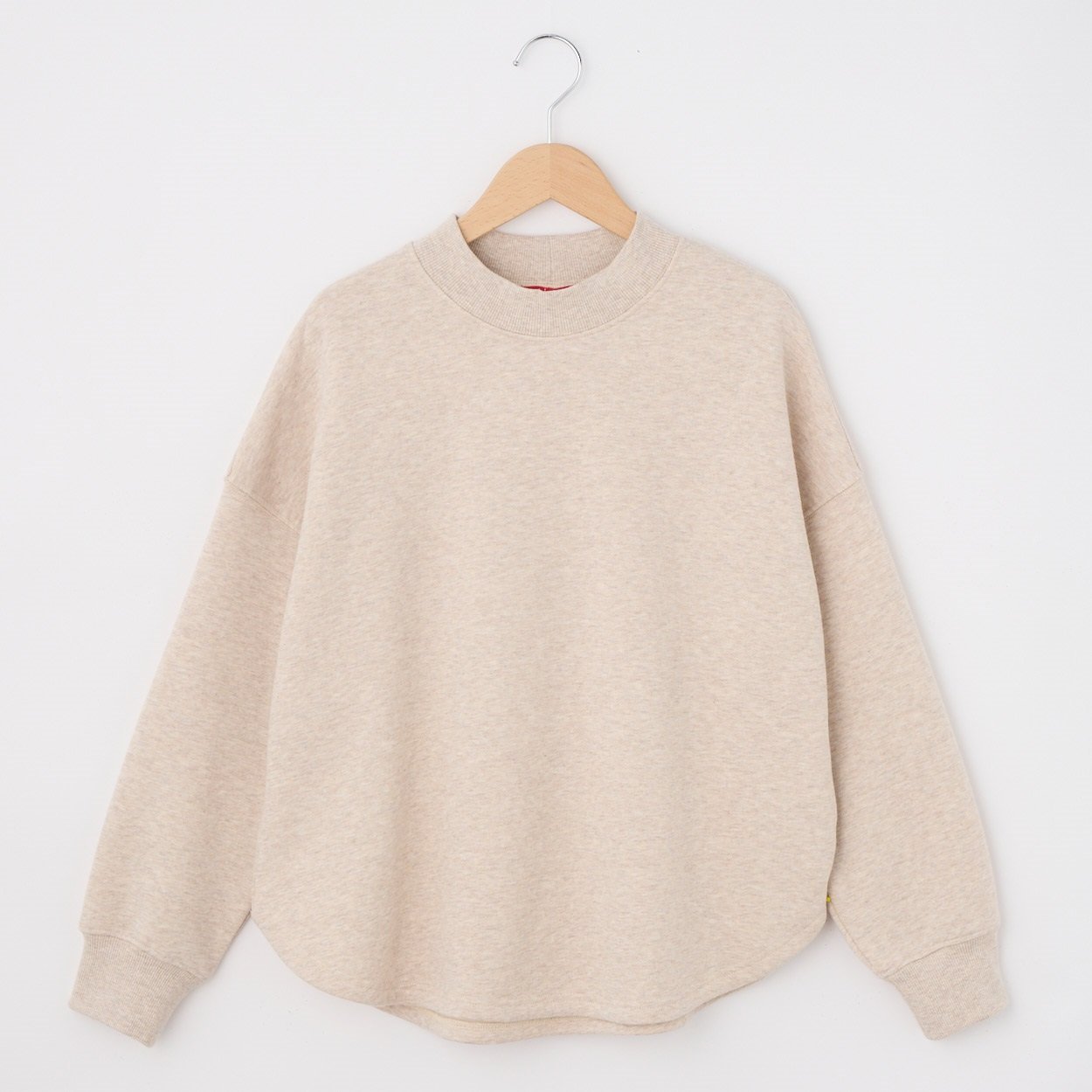 レディス トップ起毛裏毛 チビモックネックプルオーバー Labo Spec