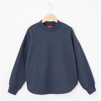 レディス トップ起毛裏毛 チビモックネックプルオーバー Labo Spec