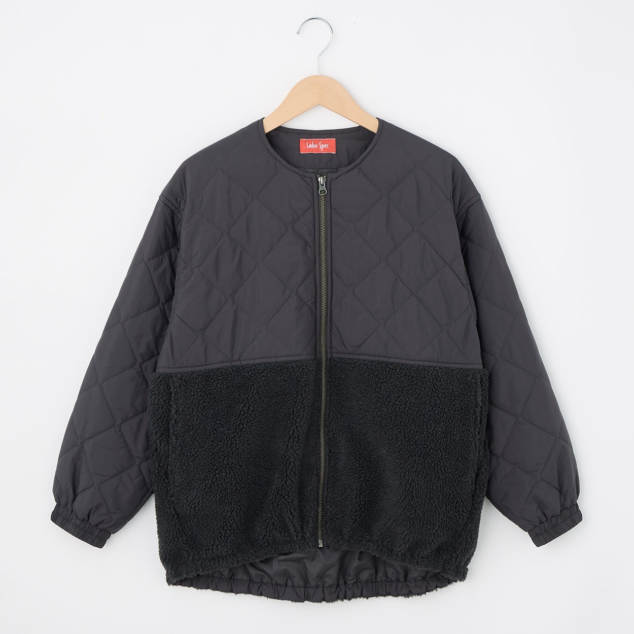 レディス ボア×キルト 切替えブルゾン Labo Spec(ラボスペック