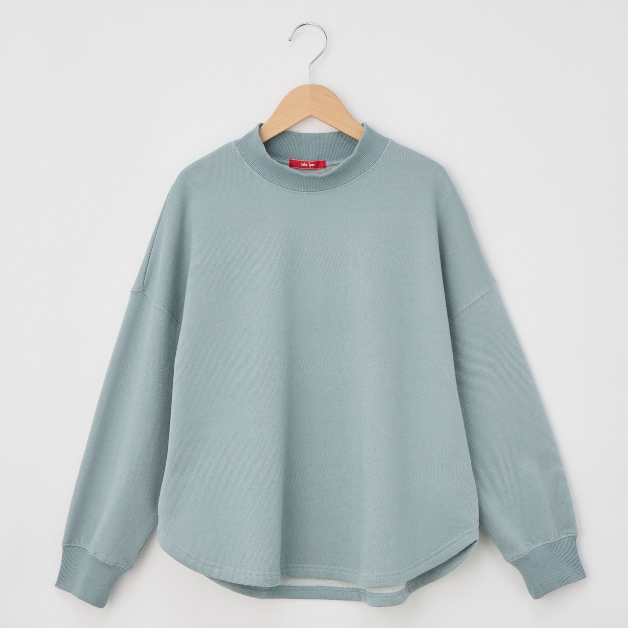 レディス 刺し子起毛裏毛 モックネックプルオーバー Labo Spec(ラボ