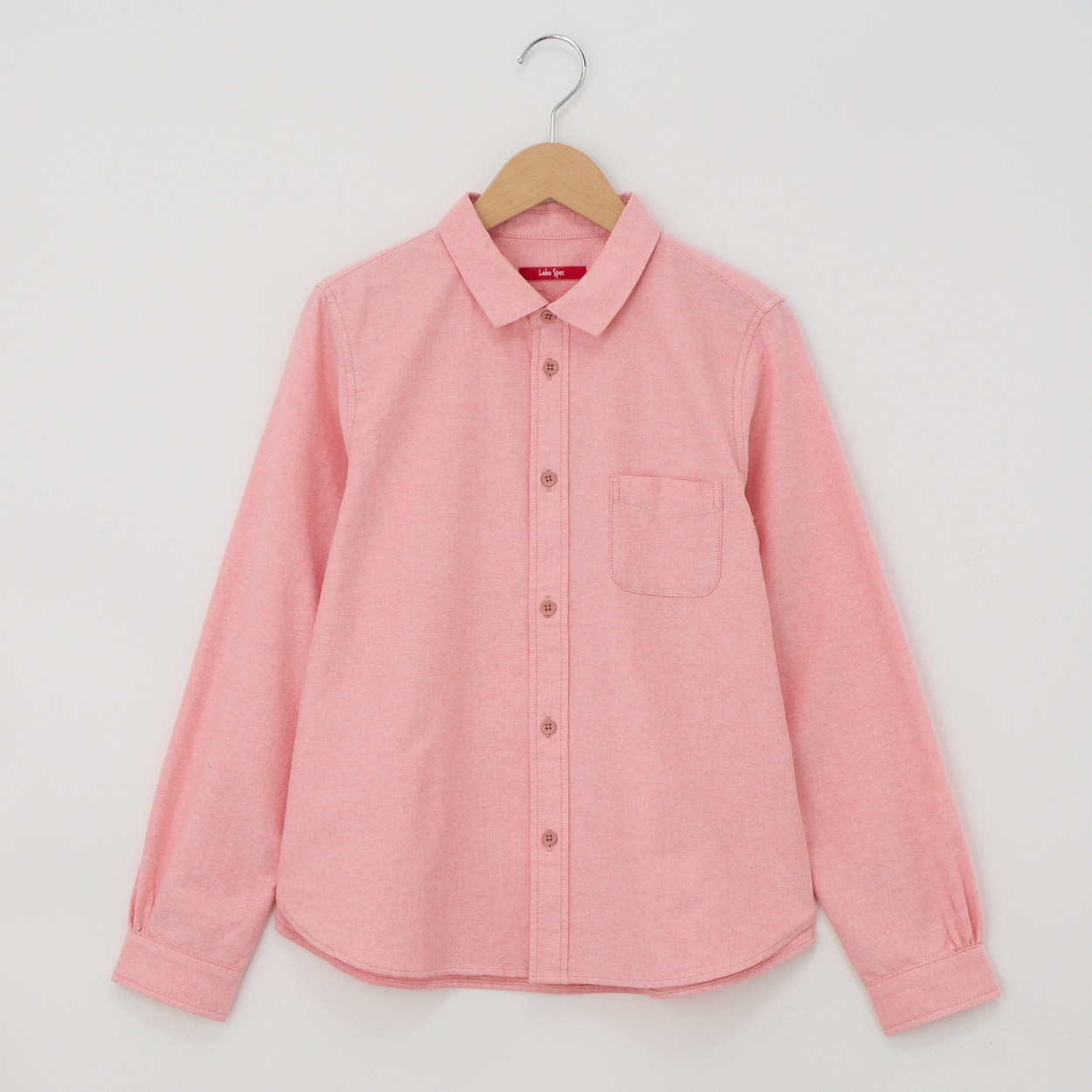 レディス オックス レギュラーカラーシャツ Labo Spec(ラボスペック) 777762031(ウスアカ-XL)