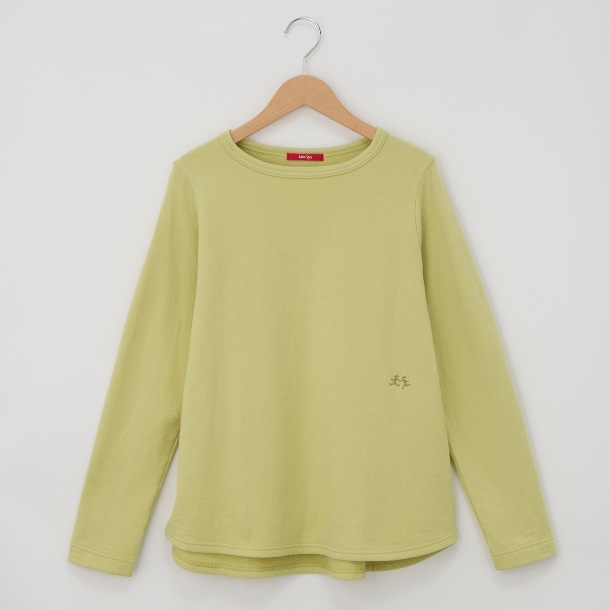レディス 接結ガーゼ裏毛 ベーシックプルオーバー Labo Spec(ラボスペック) 777761030(ウスミドリ-S)