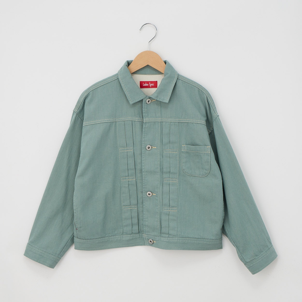 レディス 綿麻シャンブレー ステンカラージャケット Labo Spec(ラボ