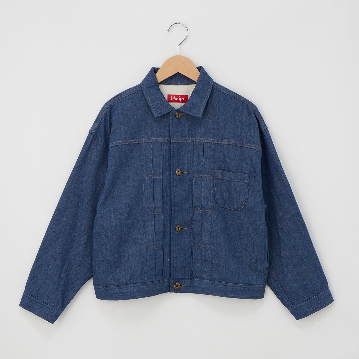 レディス 綿麻シャンブレー ステンカラージャケット Labo Spec(ラボ