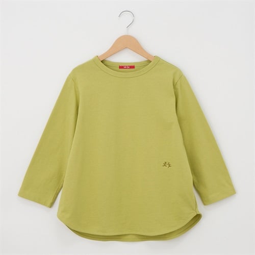 レディス 天竺 7分袖 ラウンドヘムTシャツ Labo Spec(ラボスペック) 777761033(ミドリ-S)