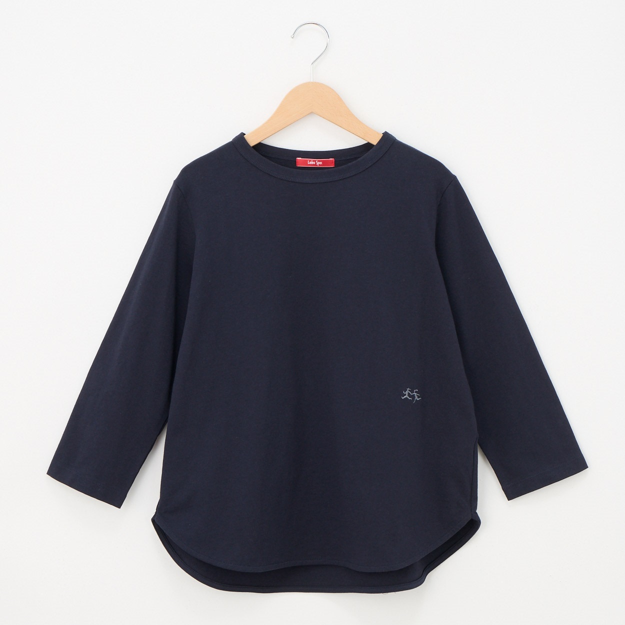 レディス 天竺 7分袖 ラウンドヘムTシャツ Labo Spec(ラボスペック) 777761033(コイアオ-L)