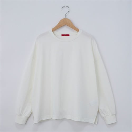レディス 20天竺 長袖BIGTシャツ Labo Spec(ラボスペック) 777761042(キナリ-S)