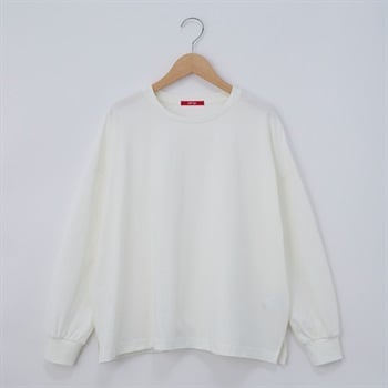 レディス 20天竺 長袖BIGTシャツ Labo Spec(ラボスペック) 777761042(キナリ-S)