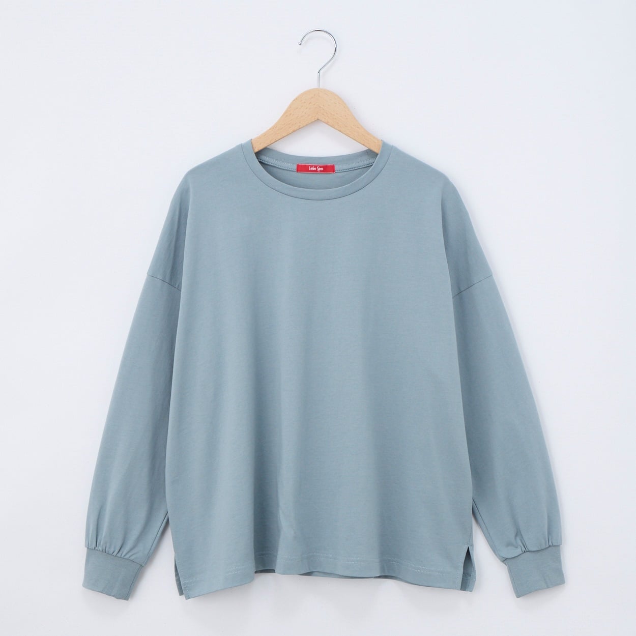 レディス 20天竺 長袖BIGTシャツ Labo Spec(ラボスペック) 777761042(ウスアオ-S)