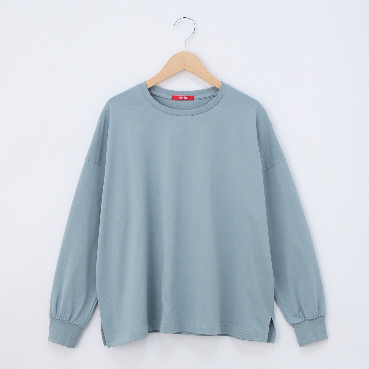 レディス 20天竺 長袖BIGTシャツ Labo Spec(ラボスペック) 777761042(ウスアオ-L)