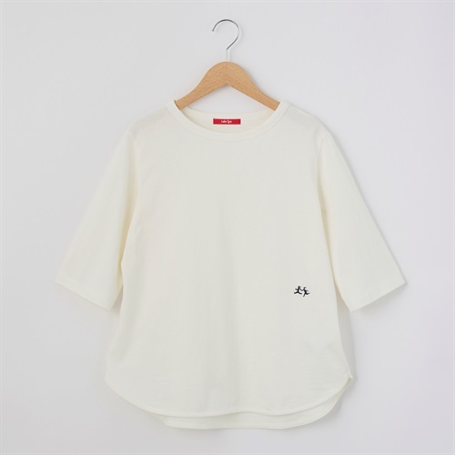 Nero Line レディス 天竺 5分袖 ラウンドヘムTシャツ Labo Spec(ラボスペック) 777361041(シロ-S)