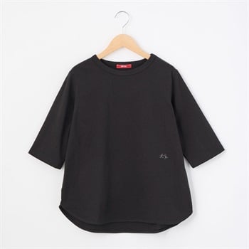 Nero Line レディス 天竺 5分袖 ラウンドヘムTシャツ Labo Spec(ラボスペック) 777361041(クロ-S)
