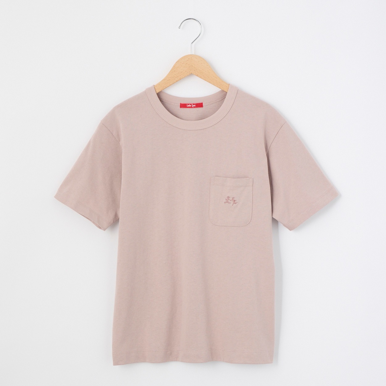 レディス 天竺 胸ポケットTシャツ Labo Spec(ラボスペック) 777761012(ウスアカ-XL)