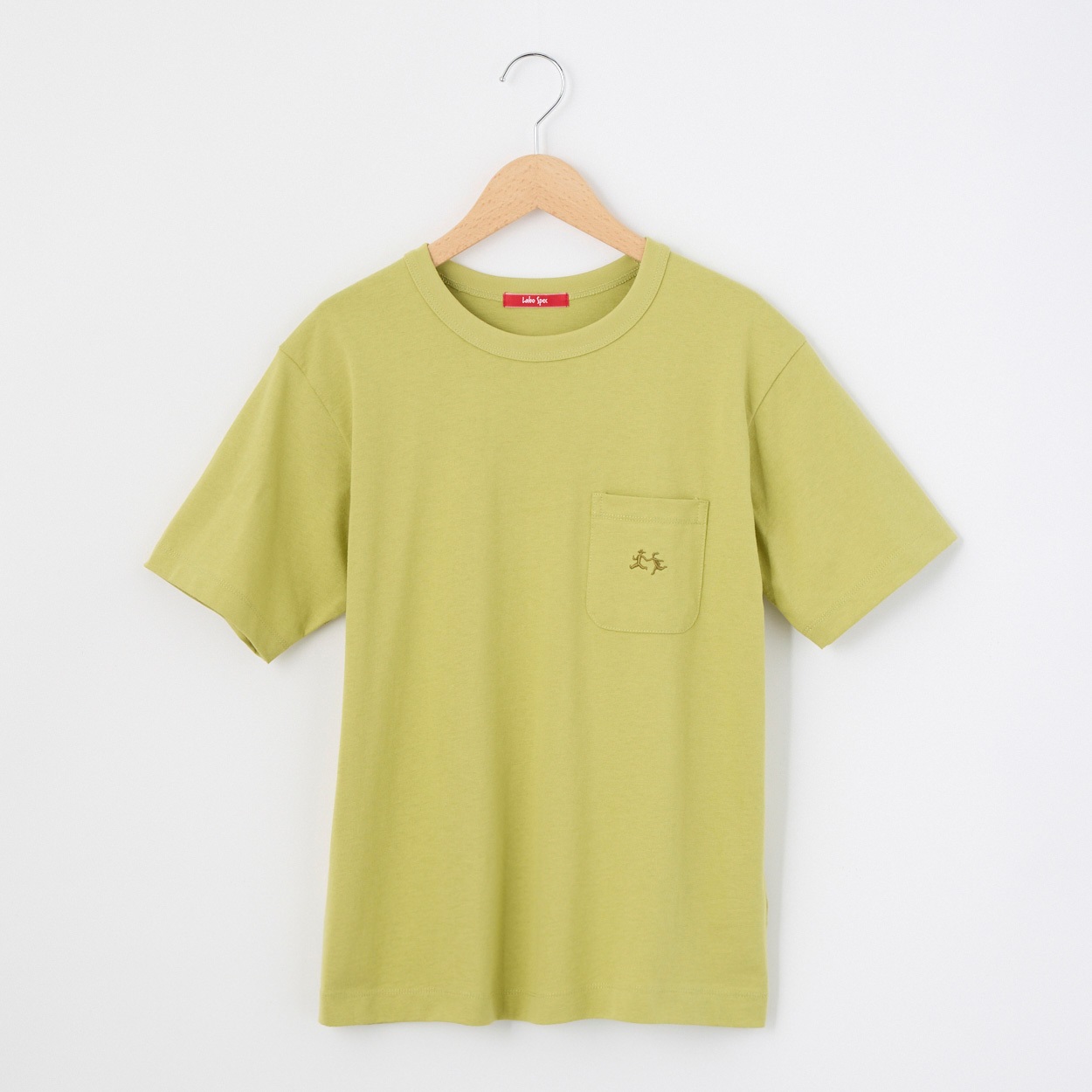 レディス 天竺 胸ポケットTシャツ Labo Spec(ラボスペック) 777761012(ウスミドリ-M)