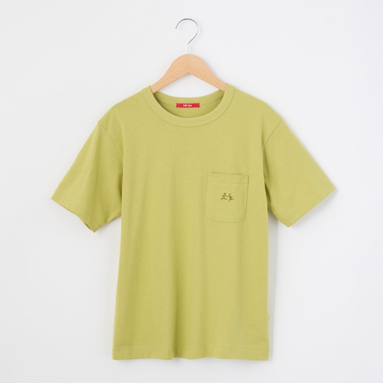 レディス 天竺 胸ポケットTシャツ Labo Spec(ラボスペック) 777761012(ウスミドリ-L)