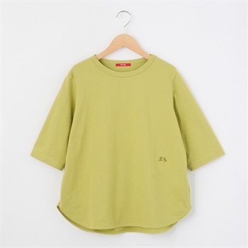 レディス 天竺 5分袖 ラウンドヘムTシャツ Labo Spec(ラボスペック) 777761041(ウスミドリ-S)