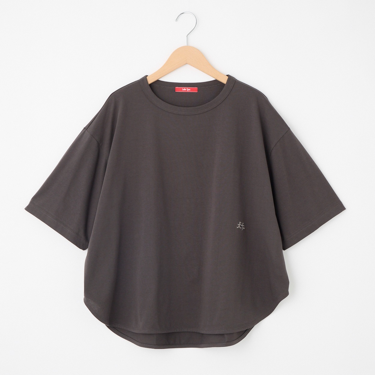 レディス 20天竺 BIGシルエットTシャツ Labo Spec(ラボスペック) 777761073(ウスクロ-L)